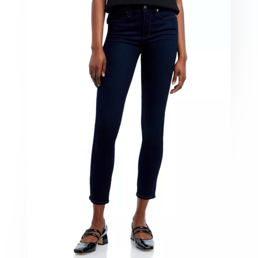 PAIGE Dark Blue Women's Jeans - Picture 3 of 10